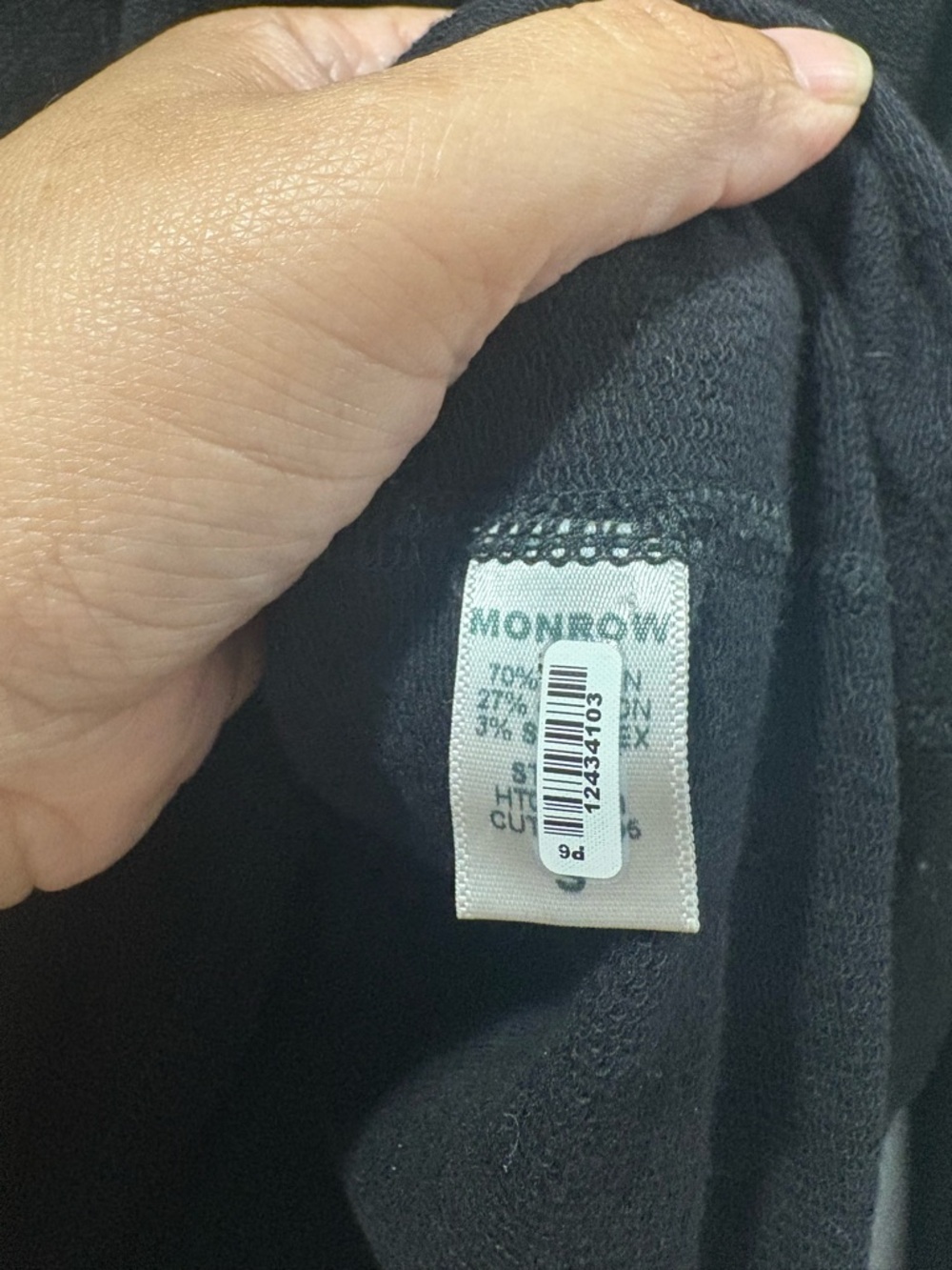 Monrow Embellished Vintage Raglan Size Small - Picture 4 of 5